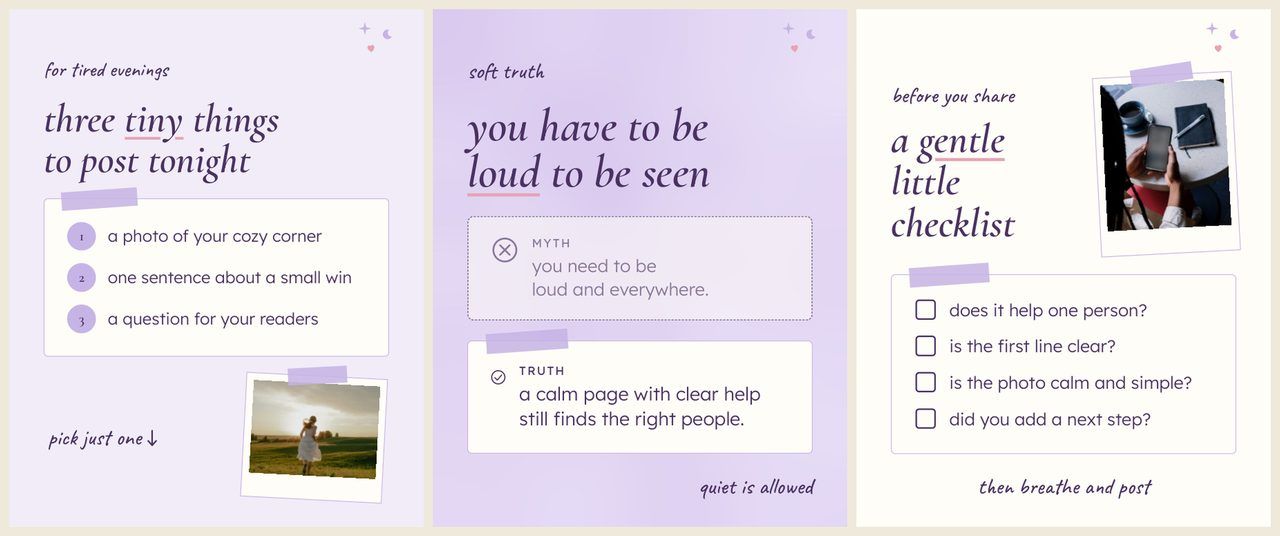 Theme Book look: lilac