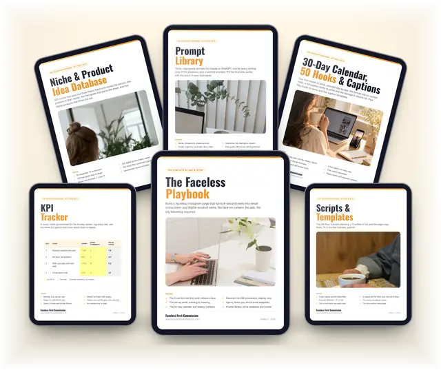 The six tools of The Faceless Playbook