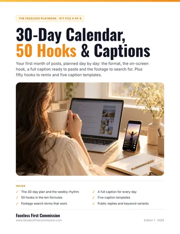 30-Day Calendar + 50 Hooks cover